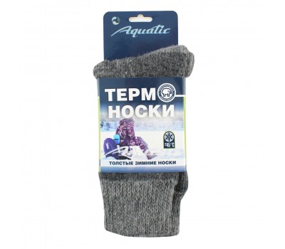 Термо-носки Aquatic ТН-08C (до -60С, цвет: серый, размер: 38-40)