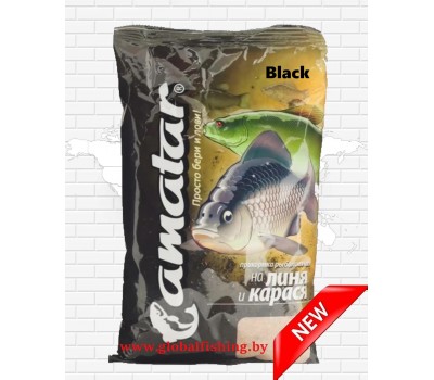 Прикормка - "Amatar" / « Линь-Карась » ( Black )  .