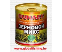 Добавка для прикормки металлобанка  - "DUNAEV" / «Зерновой MIX» 320 мл.