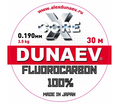 Леска Dunaev Fluorocarbon 0.190мм 30м