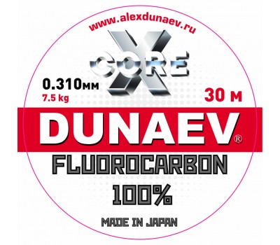 Леска Dunaev Fluorocarbon 0.310мм 30м