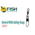 Вертлюжки с застёжкой Rolling Swiwel With Safety Snap 3001 #14