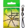 Вертлюжок с застёжкой Swiwel With hanging-b snap #8