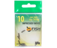 Вертлюг Fish season Impressed Swivel #10