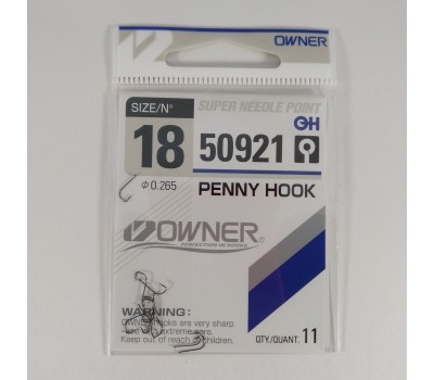 Крючки Owner Penny Hook 50921 №18