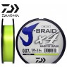 Леска плетёная Daiwa J-Braid x4 Yellow 0.07мм 135м