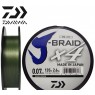 Леска плетёная Daiwa J-Braid x4 Dark Green 0.07мм 135м