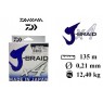 Леска плетёная Daiwa J-Braid x4 Dark Green 0.21мм 135м