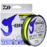 Леска плетёная Daiwa J-Braid x4 Yellow 0.19мм 135м