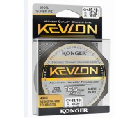 Леска плетёная Konger Kevlon Black X4 0.10мм 150м