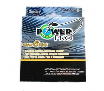 Леска плетёная Power Pro Super 8 Slick 0.19мм 135м Aqua Green