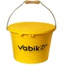 Ведро для прикормки Vabik PRO жёлтое